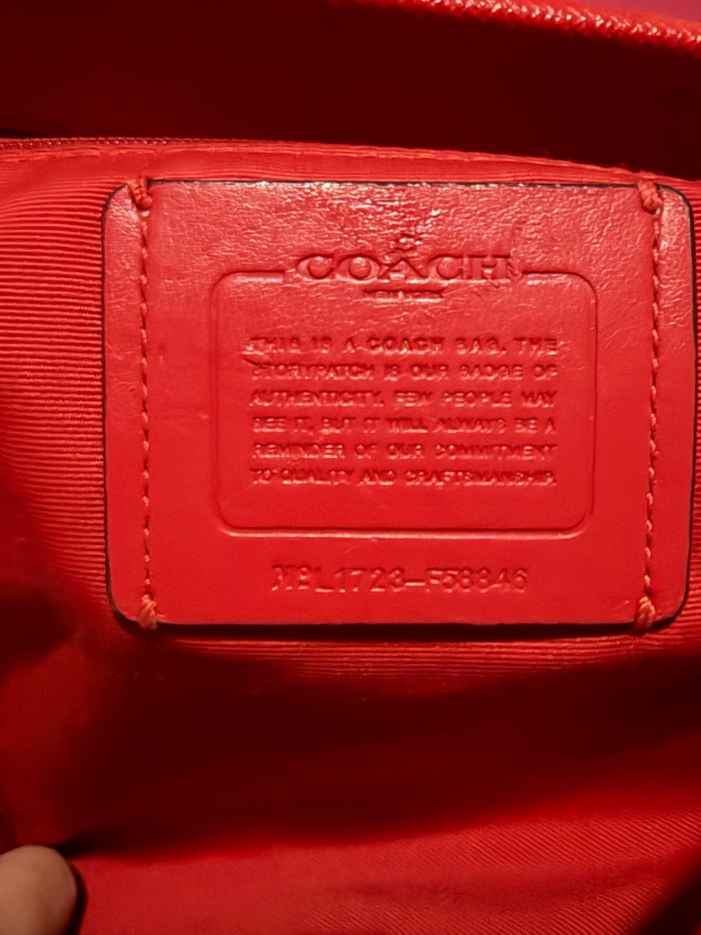 Coach Crossgrain Leather City Tote - Picture 7 of 8